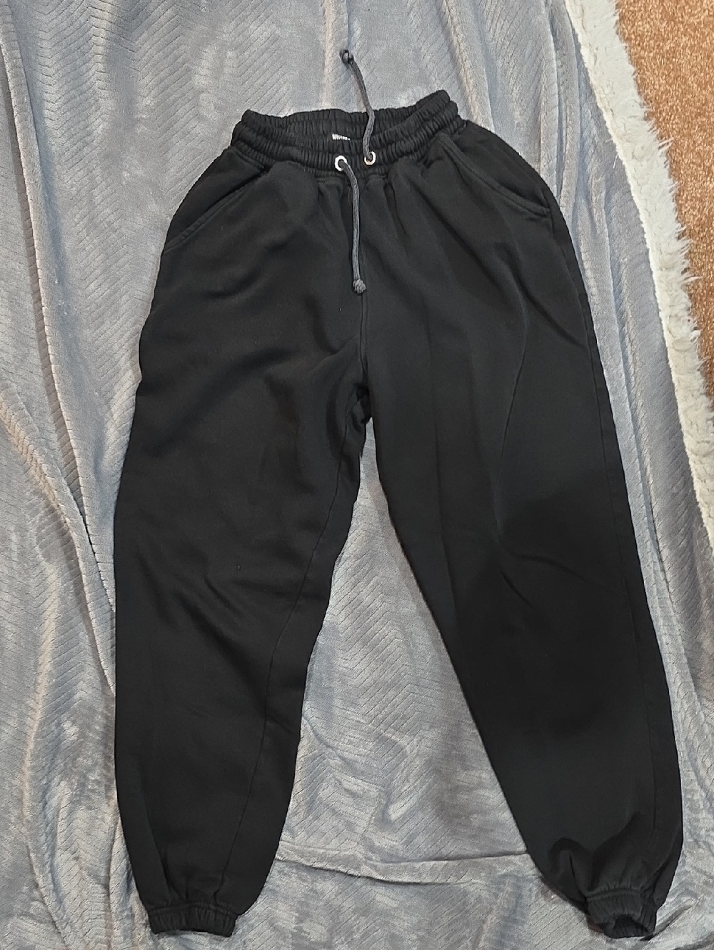 Missguided Black Elastic Waist Joggers